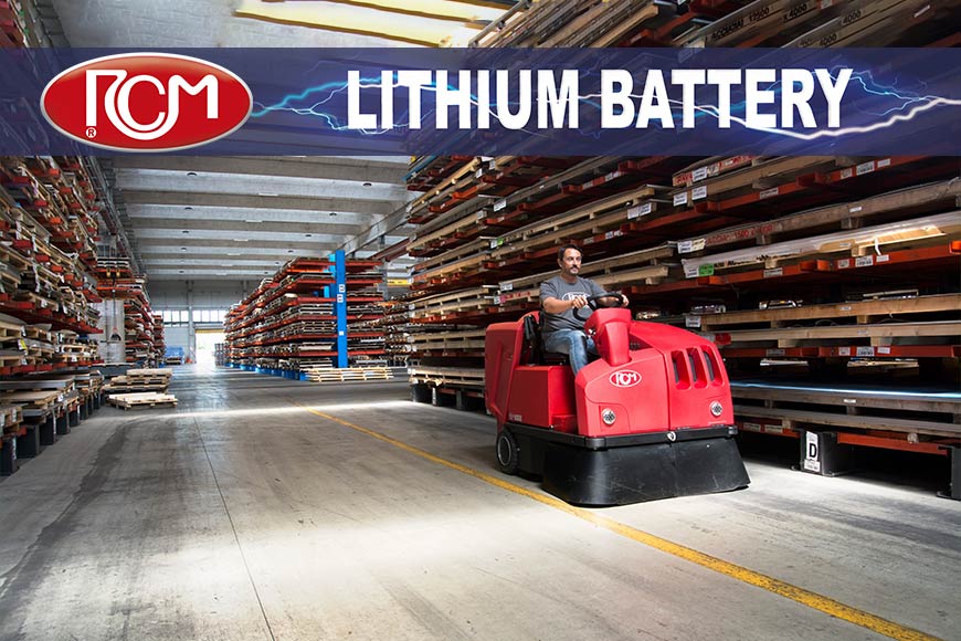 lithium battery sweepers scrubbers